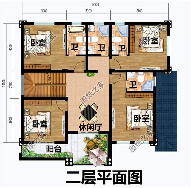 農(nóng)村自建房二層復(fù)式，一個老有所依的地方也是一個葉落歸根的家園