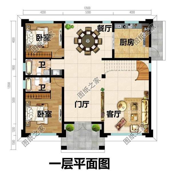 農(nóng)村自建房二層復(fù)式，一個老有所依的地方也是一個葉落歸根的家園