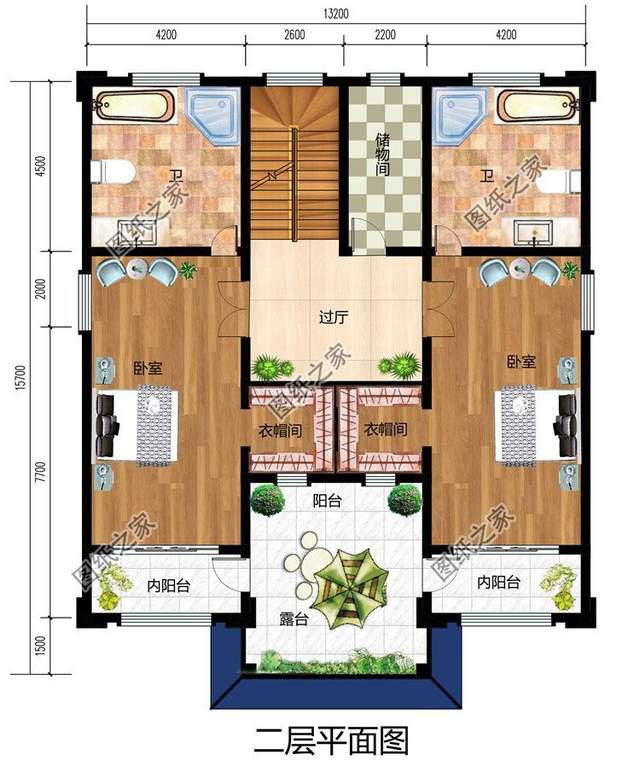 農村別墅大全三層，外觀耐看大氣，貼心的設計享受舒適的生活