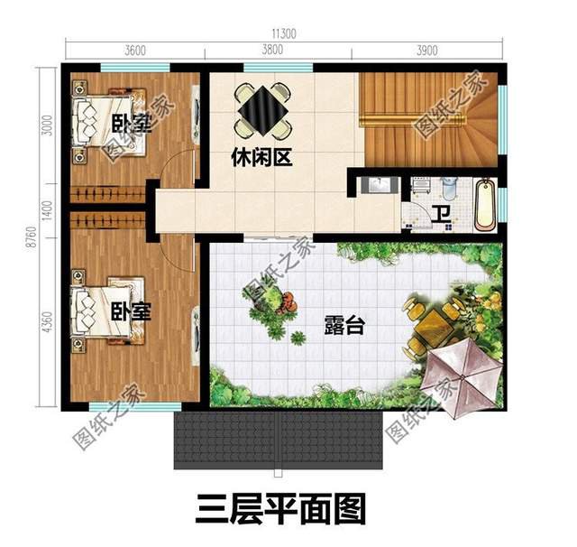 農村別墅大全三層，外觀耐看大氣，貼心的設計享受舒適的生活