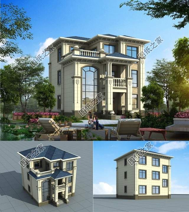 農村別墅大全三層，外觀耐看大氣，貼心的設計享受舒適的生活