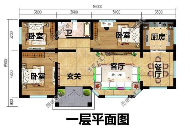120平上下農村自建房設計圖，符合大眾的需求，打造一個溫馨的家