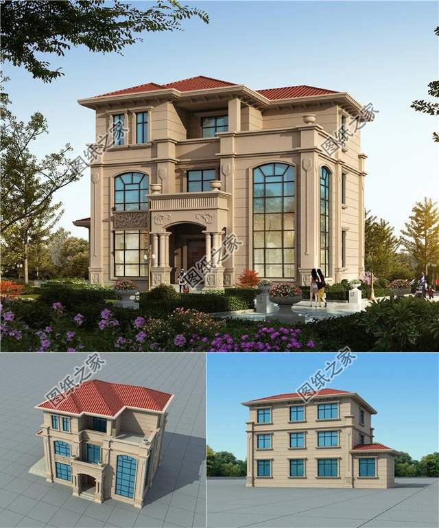 頗有氣質的三層別墅設計，優雅永不過時，氣質這一塊拿捏得死死的