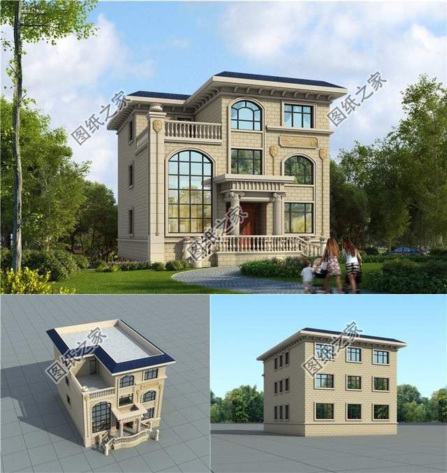 頗有氣質的三層別墅設計，優雅永不過時，氣質這一塊拿捏得死死的