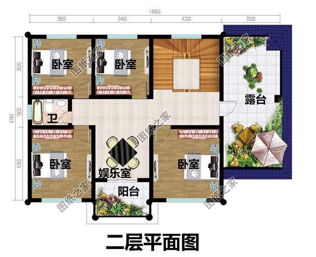 鄉(xiāng)村別墅帶偏房設計集，獨立廚房，保證清潔衛(wèi)生