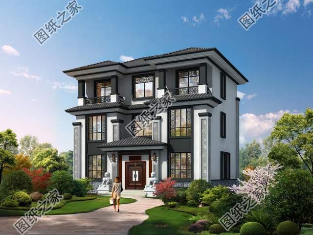 最美新中式農村別墅設計，穩重大氣中帶有流行時尚的氛圍