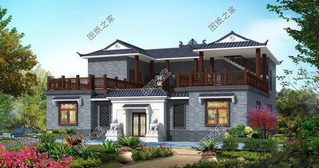 傳統(tǒng)中式自建房設(shè)計(jì)，提高生活品質(zhì)，追求美好生活