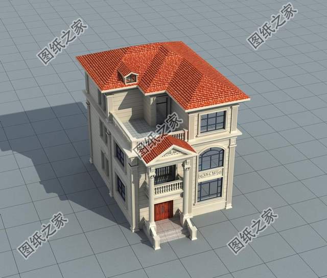 農村小開間戶型別墅，經過精美設計構思后完全不輸大別墅