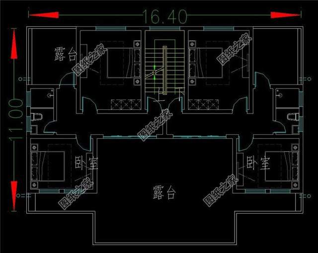 五套雙拼別墅設計，血濃于水的親情，一起建房互相幫襯還省錢