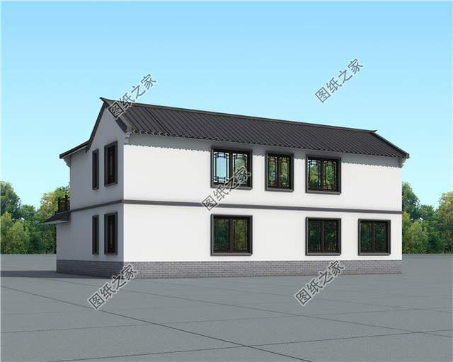 新中式農村別墅設計，充滿復古氣息，美觀又實用