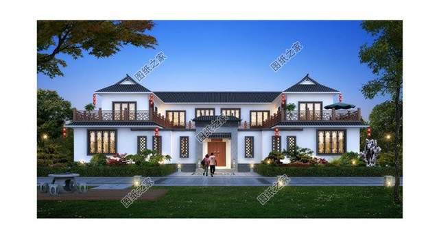 農村中式別墅，是傳統文化的另一種表達，帶有文化氣息不失靈氣