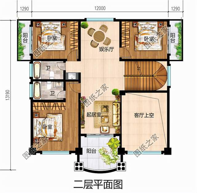 農村高層自建別墅設計，城市的繁華不耽誤農村的高樓林立