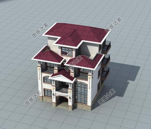 農村高層自建別墅設計，城市的繁華不耽誤農村的高樓林立