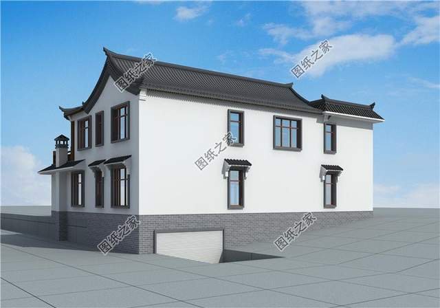 帶地下室的別墅設計，符合農村生活需求，忍不住的想要住進去