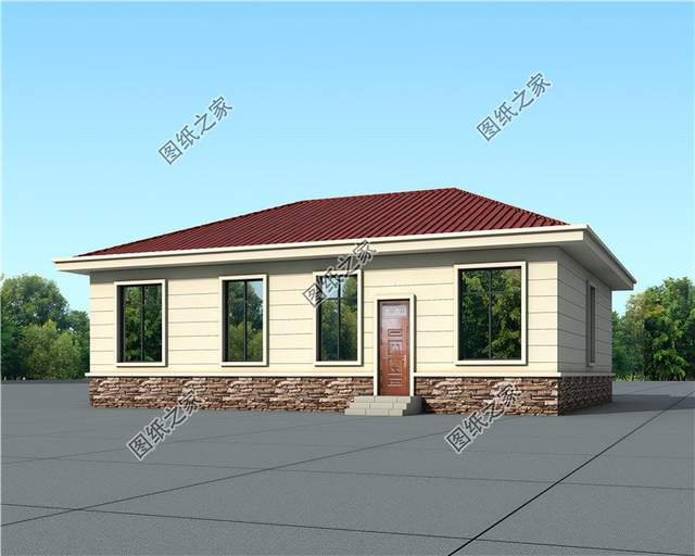 最實用的一層別墅，五套別具特色的圖紙，建好媲美頂級別墅