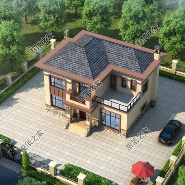 保留煙囪的農村別墅設計，濃郁的煙火氣息，充滿回憶