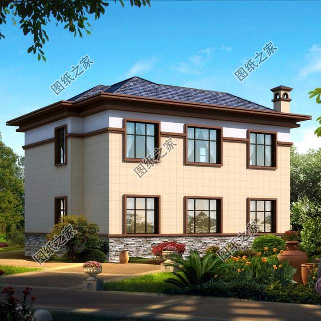 保留煙囪的農村別墅設計，濃郁的煙火氣息，充滿回憶