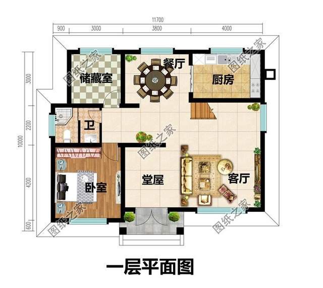 保留煙囪的農村別墅設計，濃郁的煙火氣息，充滿回憶