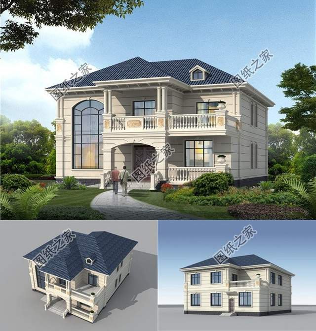 一棟豪華的別墅怎么少得了時尚大氣的旋轉樓梯呢？