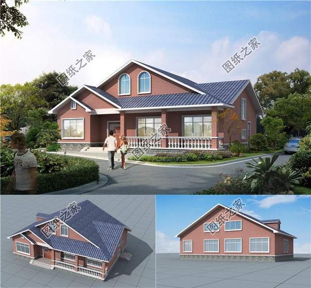 一層半農村自建房合集，提升生活質量，兼具美觀與實用性