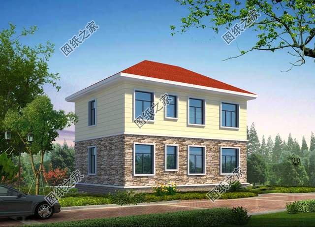 鄉村兩層別墅設計合集，簡單的小別墅，滿意的建筑方案