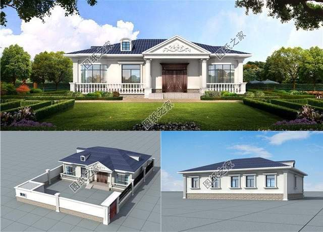 農村自建養老房設計，這樣的一層住宅最實用，居住舒適度拉滿