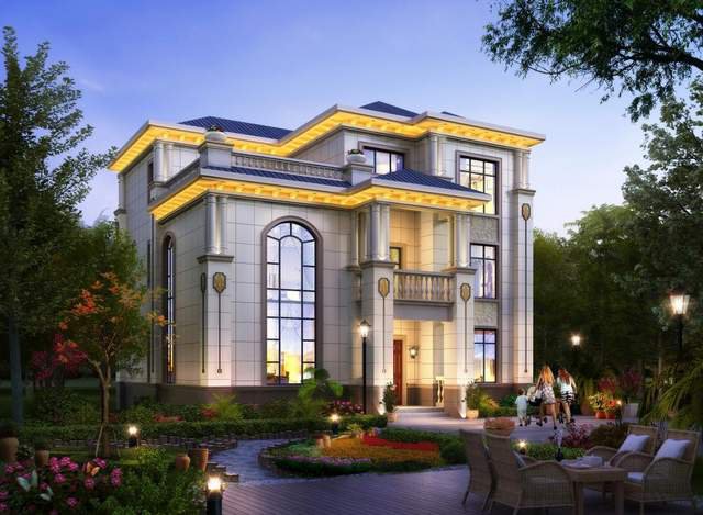 簡(jiǎn)約歐式別墅的強(qiáng)勢(shì)襲擊，獨(dú)特的西方時(shí)尚，讓你眼前一亮