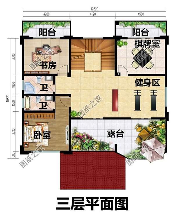 4款農村三層自建房設計，根據戶主需求，精心打造舒適住宅