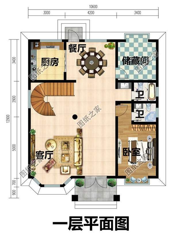 4款農村三層自建房設計，根據戶主需求，精心打造舒適住宅