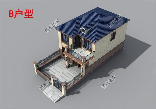 兩開間別墅設計，小面積建房的福音，喜歡的就拿去參考吧