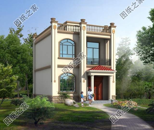 兩開間別墅設計，小面積建房的福音，喜歡的就拿去參考吧