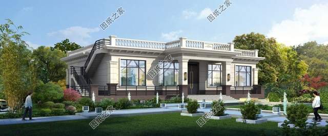 一層農村別墅設計，樸實的農村住宅設計，實在踏實接地氣