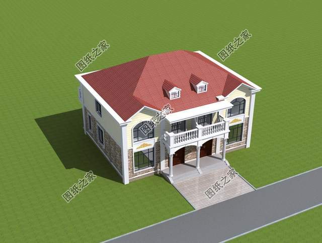 農(nóng)村兄弟雙拼房，房屋外觀氣派，家人互相有個(gè)照應(yīng)