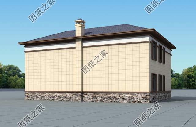 農(nóng)村兄弟雙拼房，房屋外觀氣派，家人互相有個(gè)照應(yīng)