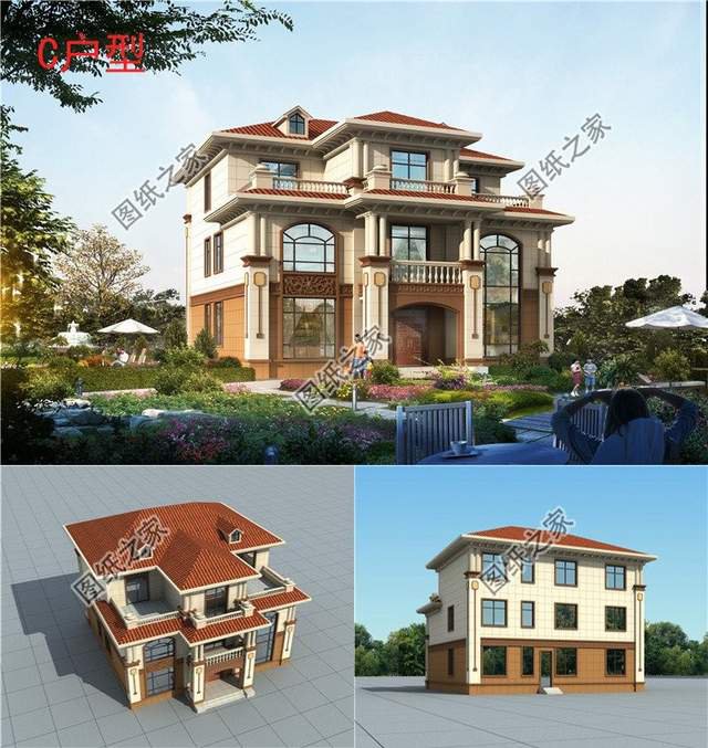 簡歐式三層別墅推薦，可圈可點的設計，深得人們的喜愛