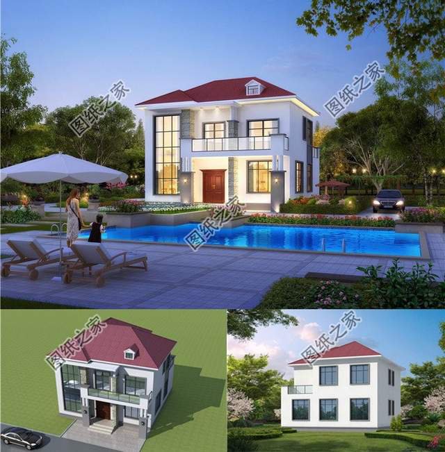 農(nóng)村歐式自建別墅，色調(diào)搭配還是材料運(yùn)用都屬于上乘，推薦收藏