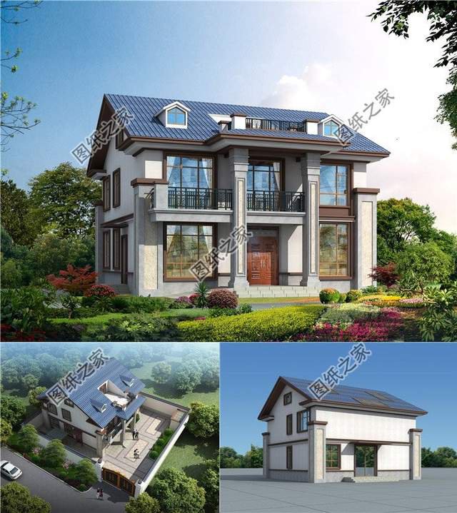 新中式農村自建房，既經典又實用，造型莊重大氣