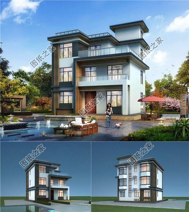 帶有地下室的農(nóng)村別墅，增加實用面積，為家庭提供更多的休閑空間