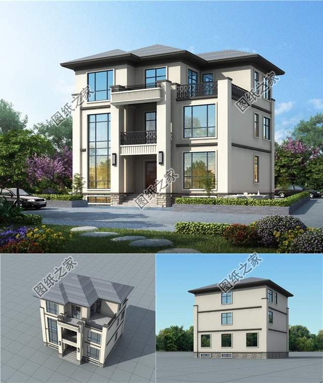 帶有地下室的農(nóng)村別墅，增加實用面積，為家庭提供更多的休閑空間