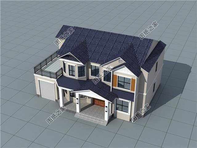 五套農村小別墅，帶有車庫，給準備建房的朋友們趕緊安排上