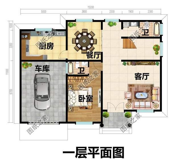 五套農村小別墅，帶有車庫，給準備建房的朋友們趕緊安排上
