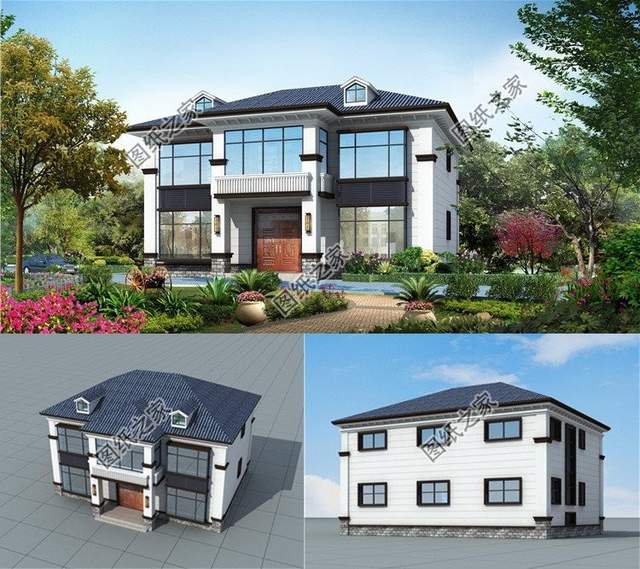 農村現代風別墅設計，低調奢華有內涵，選擇建在老家絕對錯不了