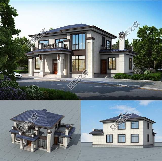 新中式別墅設計，美觀實用兩不誤，追趕潮流第一線