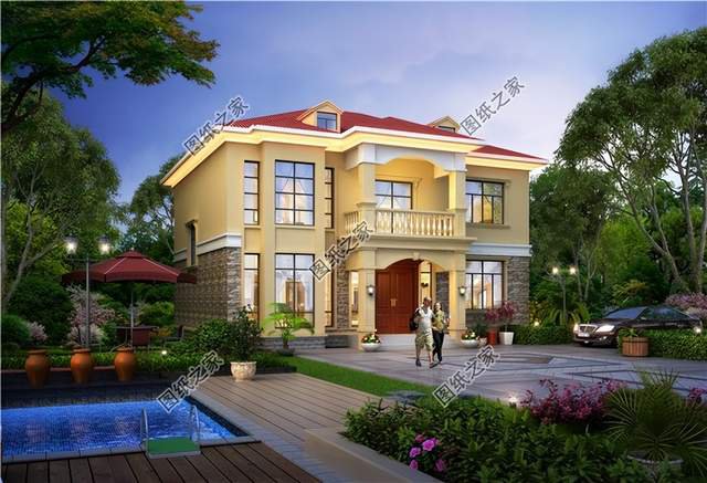 精致歐式別墅設(shè)計，美觀實用的房屋，極致享受安靜舒適的生活