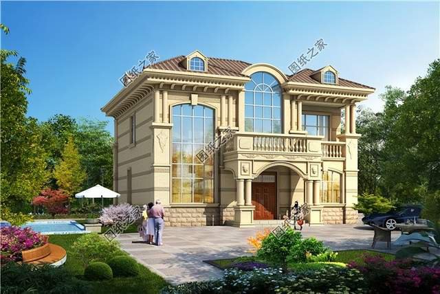 精致歐式別墅設(shè)計，美觀實用的房屋，極致享受安靜舒適的生活