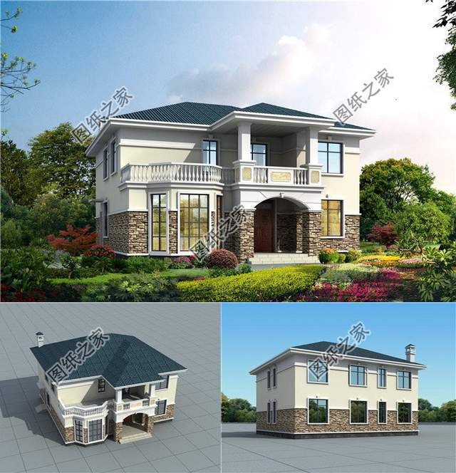 五款戶型實用的農村別墅設計，方便家人的日常生活