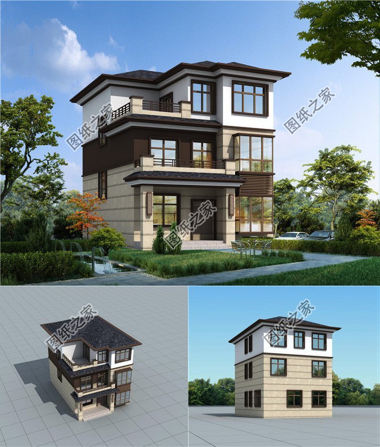 農村三層別墅設計，功能強大，居住生活豐富多彩