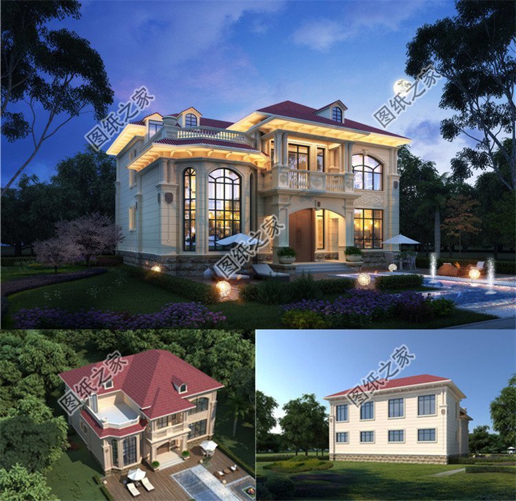 坡屋頂?shù)霓r(nóng)村別墅，兼得實(shí)用與美觀，性價(jià)比超高的設(shè)計(jì)