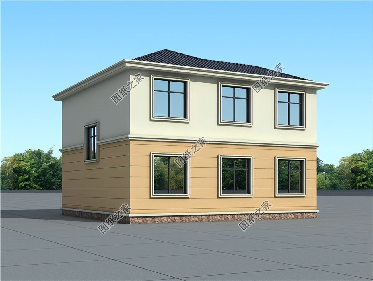 二層經(jīng)濟實用型別墅推薦，好看又實用，布局合理居住舒適