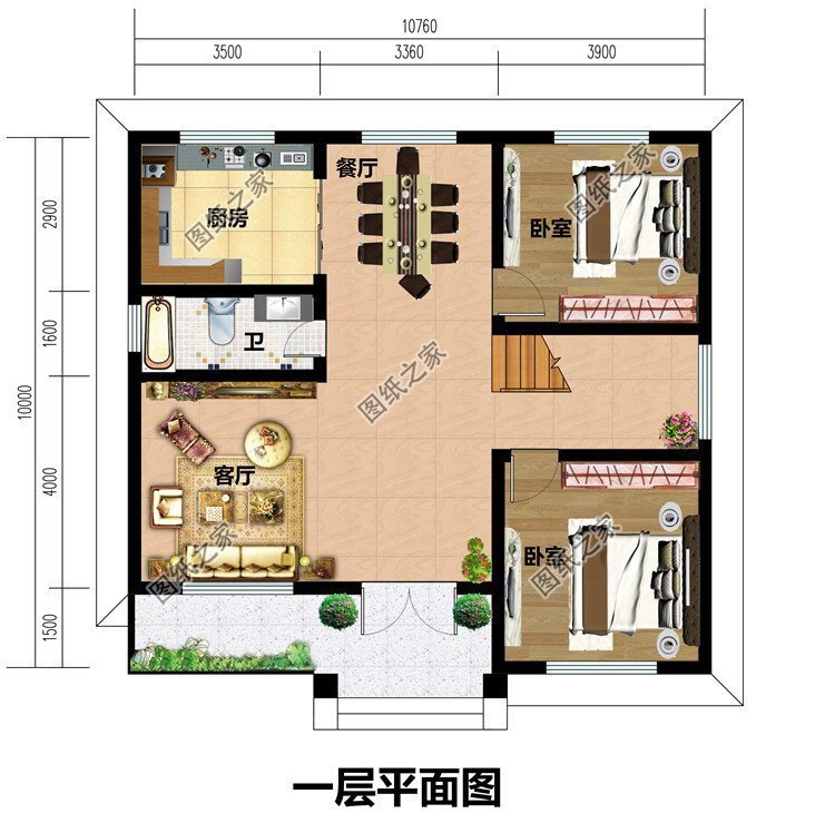 二層經(jīng)濟實用型別墅推薦，好看又實用，布局合理居住舒適
